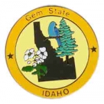 Idaho Pin ID State Emblem Hat Lapel Pins